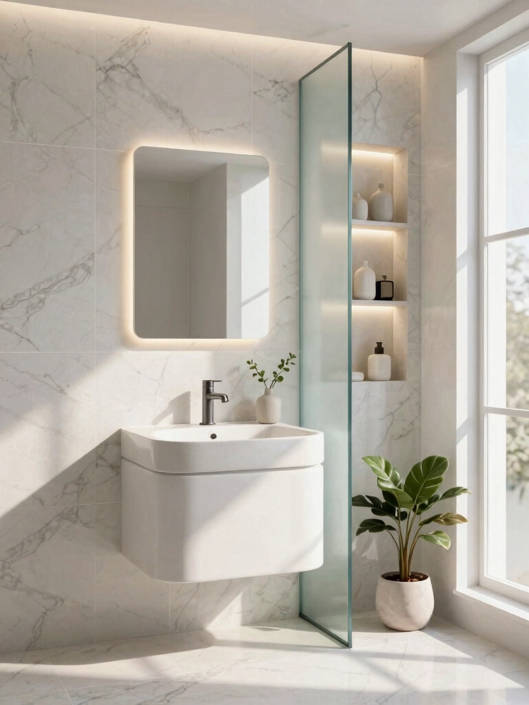 creative small bathroom solutions