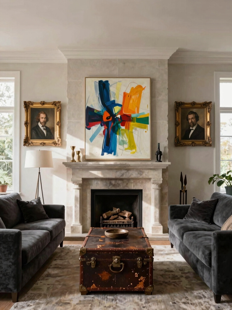 curated artful wall balance