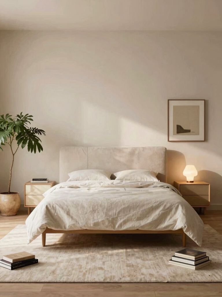 curated minimalistic room decor
