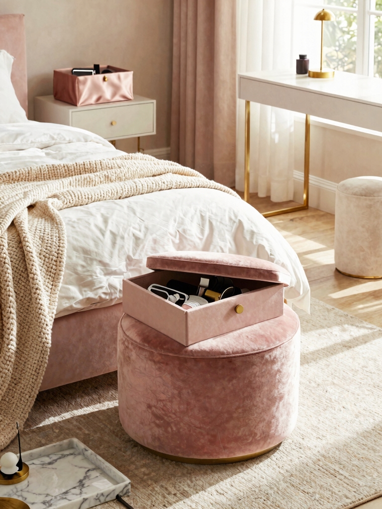 decorative storage for concealment