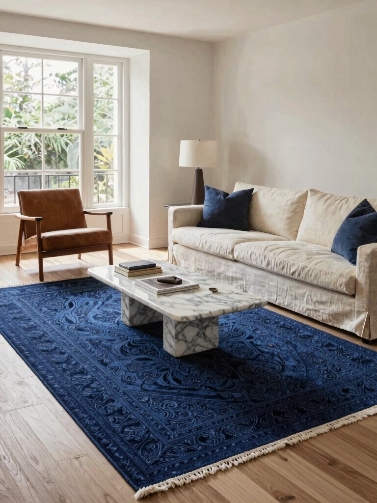 define space with rugs