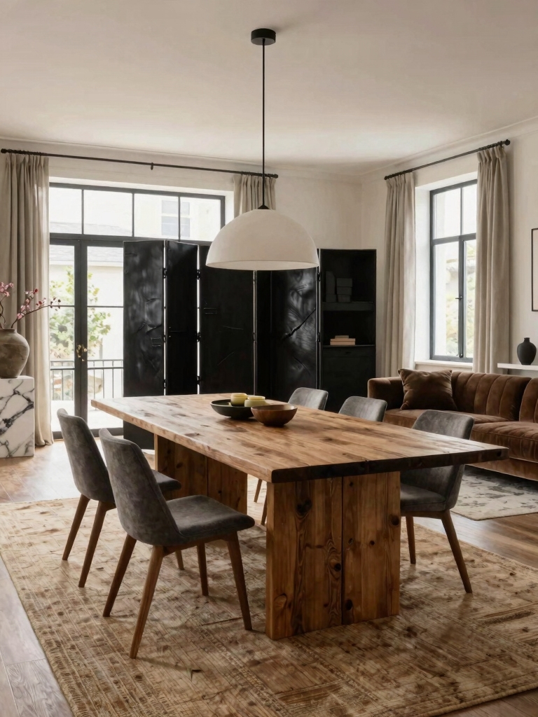 define spaces with furniture