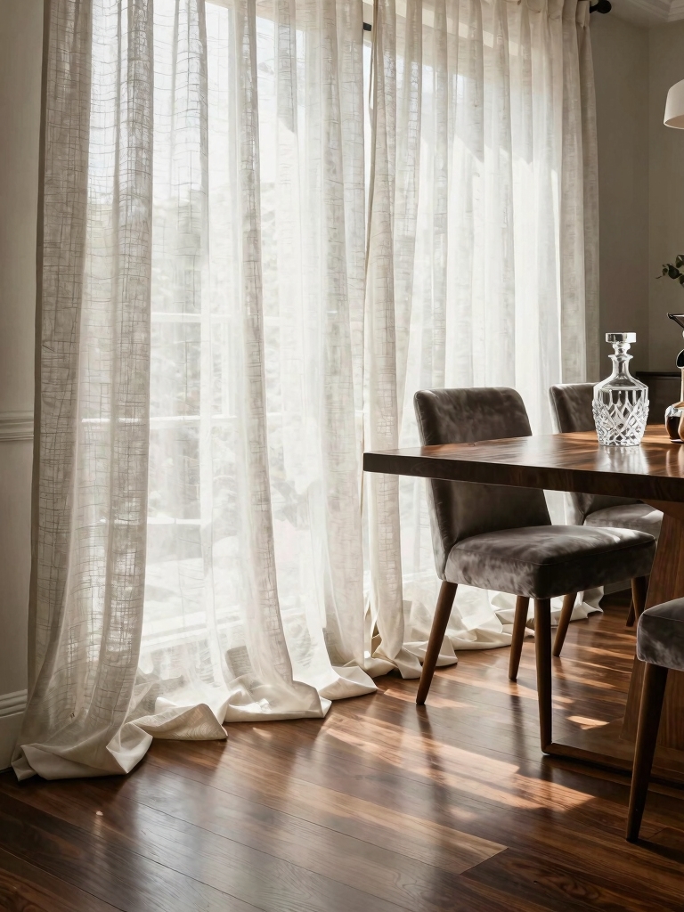 dining room window treatments