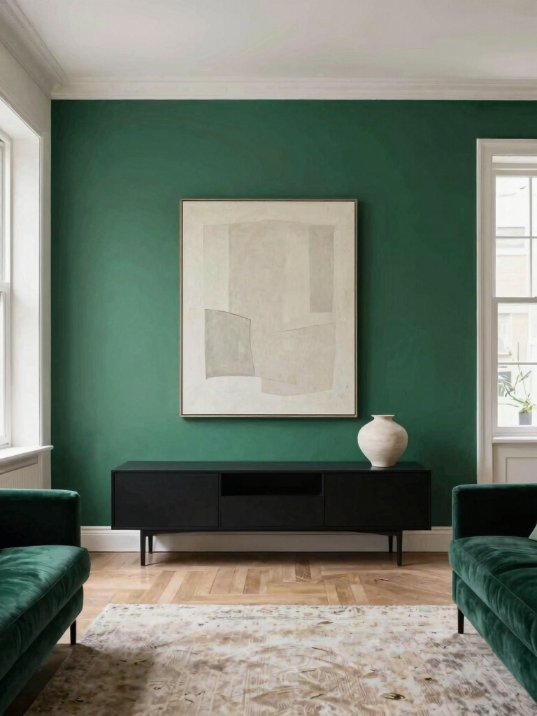 dramatic accent wall transformation