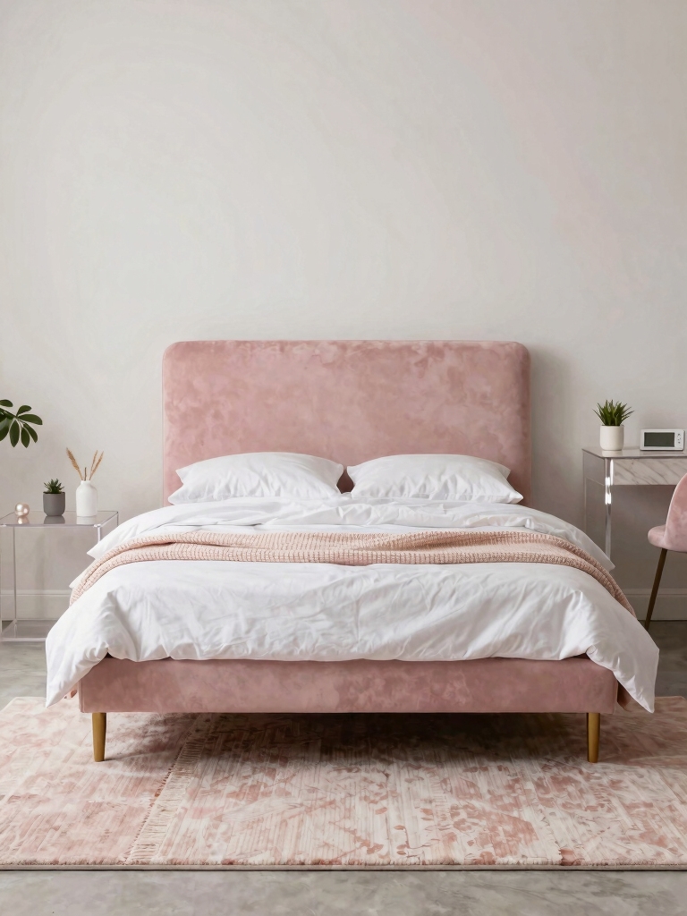 dreamy pink dorm decor