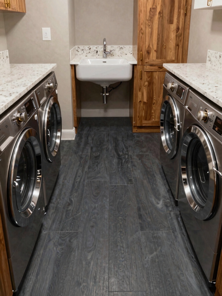 durable flooring for laundry rooms