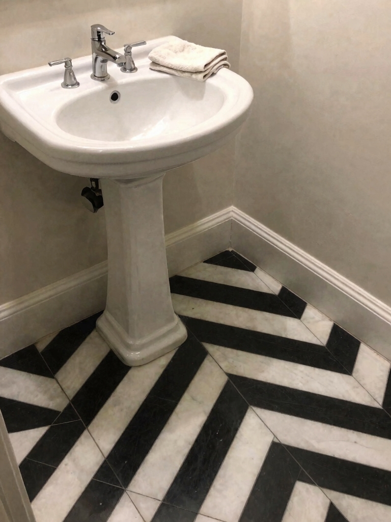 dynamic focal point flooring
