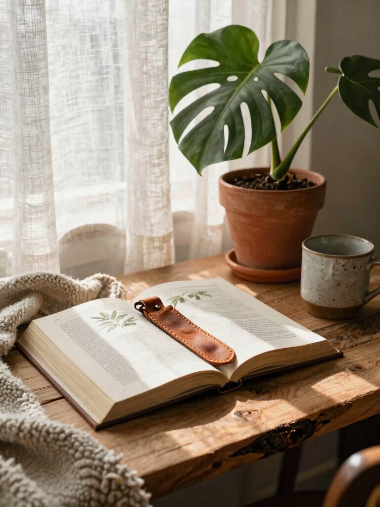 earthy retreat with plants