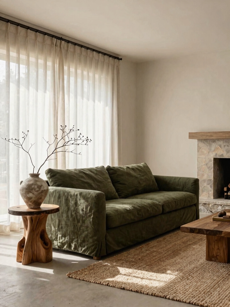 earthy texture living room
