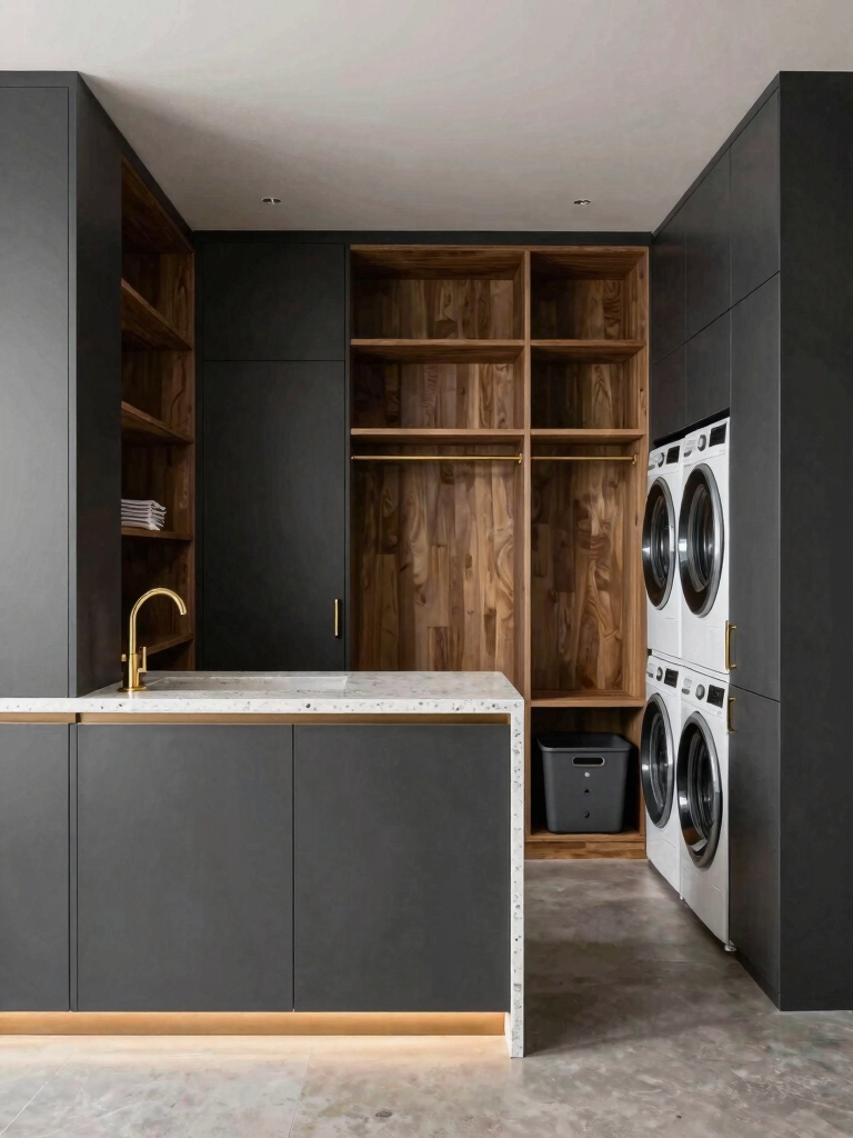 efficient closet laundry design