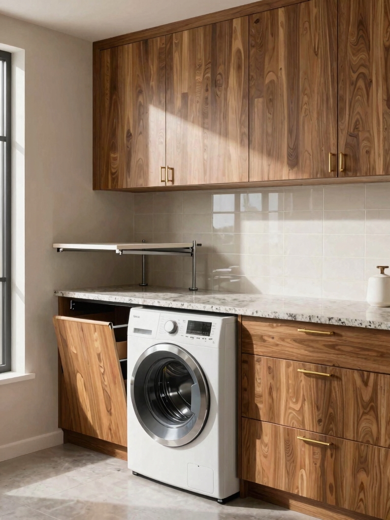 efficient laundry folding setup