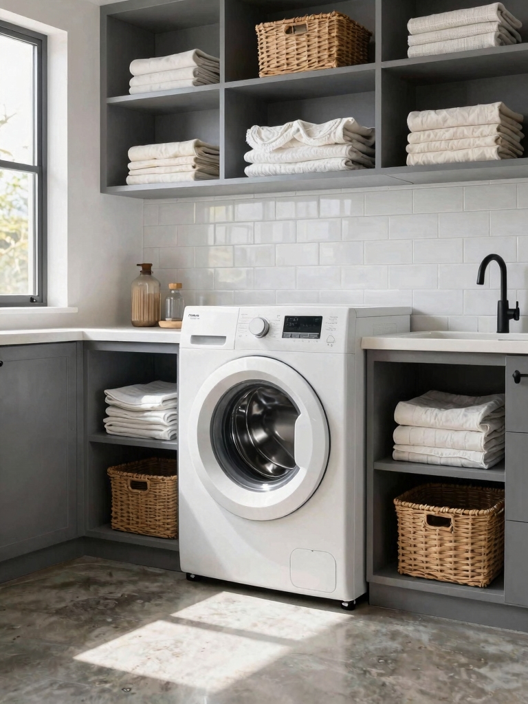efficient laundry room designs