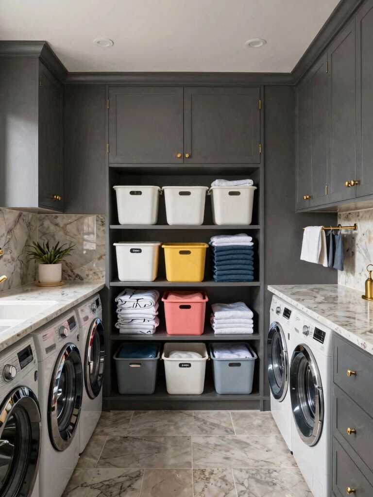 efficient laundry room zones