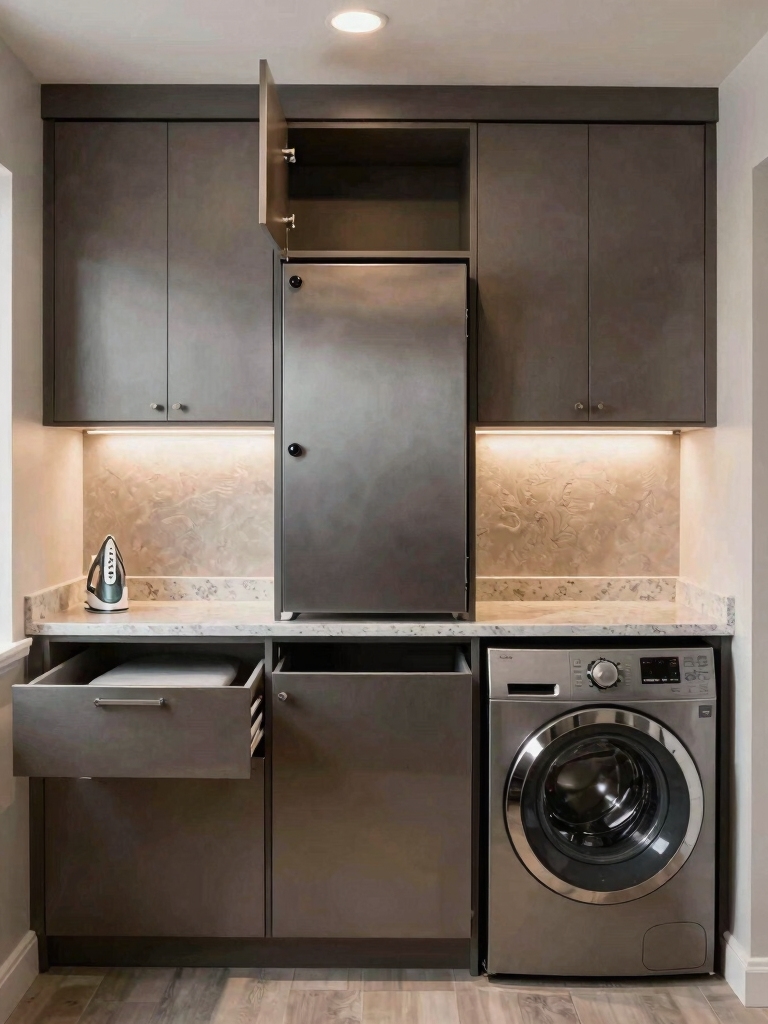 efficient space saving cabinet design