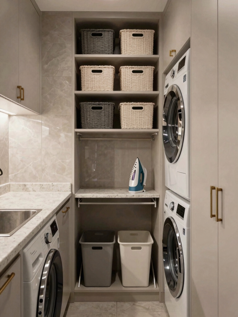 efficient vertical shelving organization