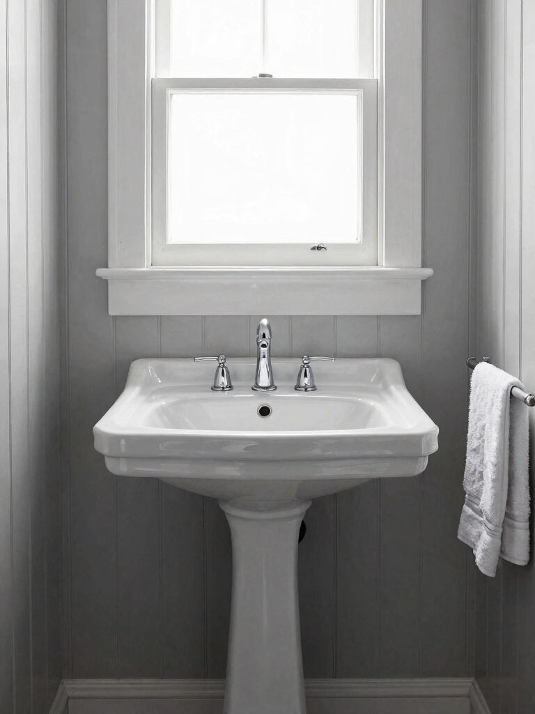 elegant sink wall details