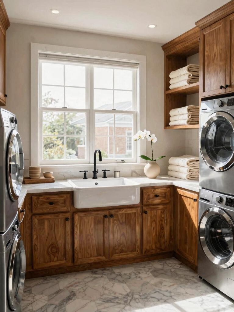 elegant small laundry designs