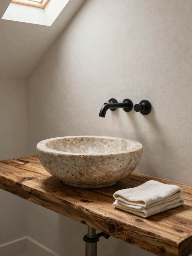 elevate powder room style