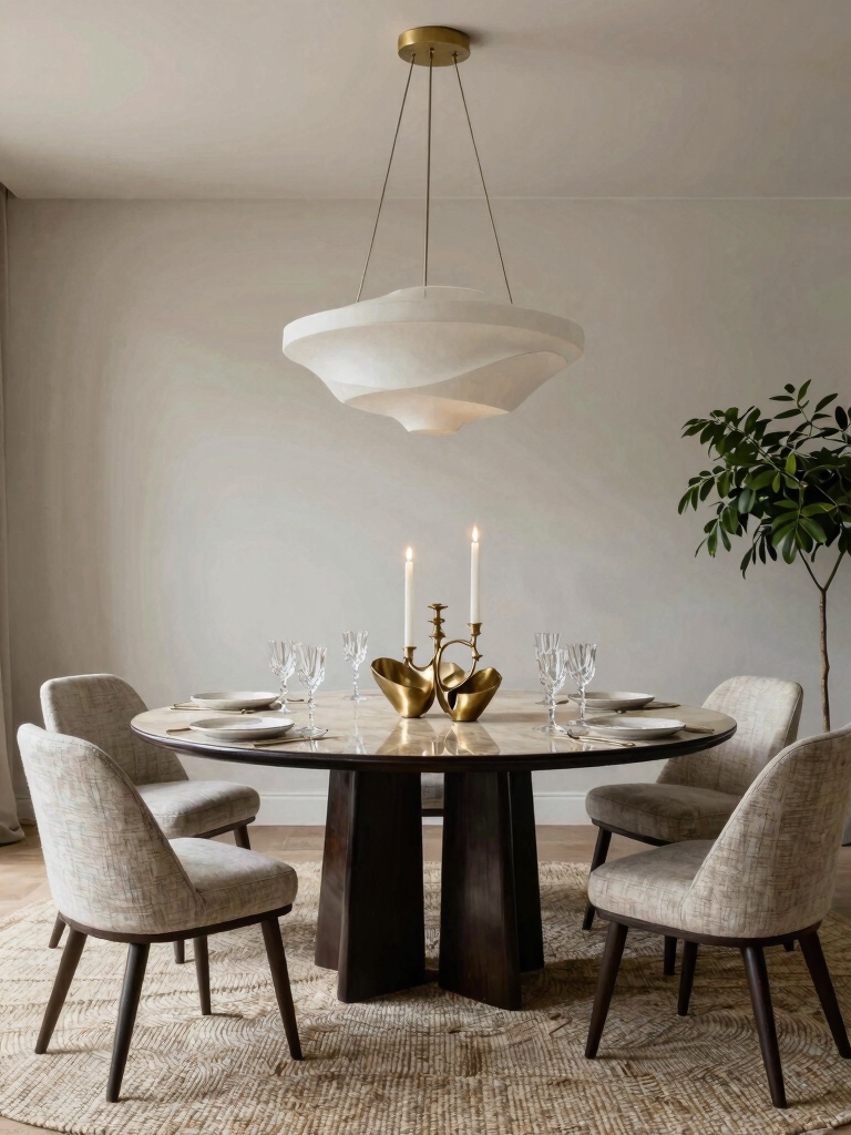 elevated dining room decor