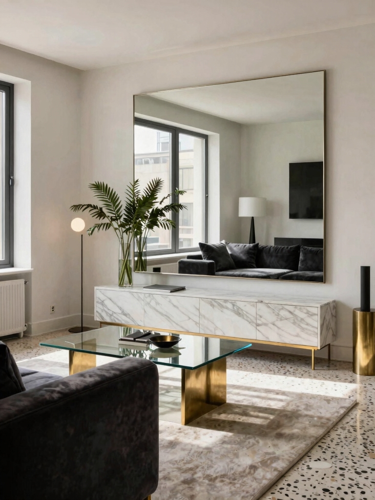 enhance space with mirrors