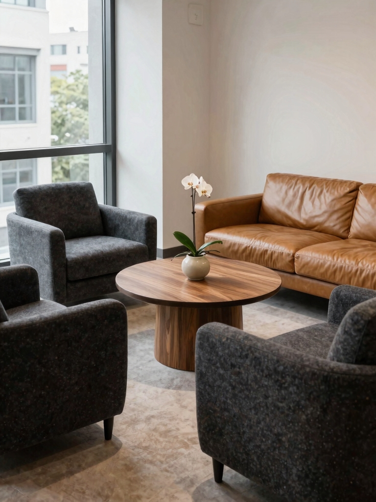ergonomic seating for connection
