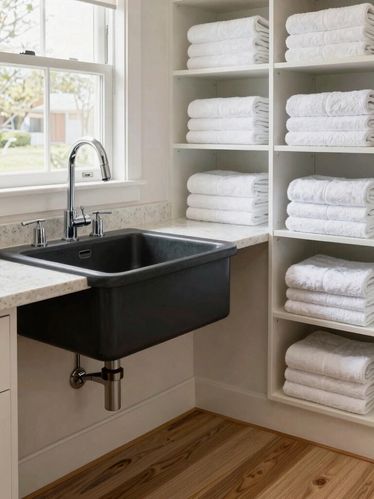 essential deep utility sink