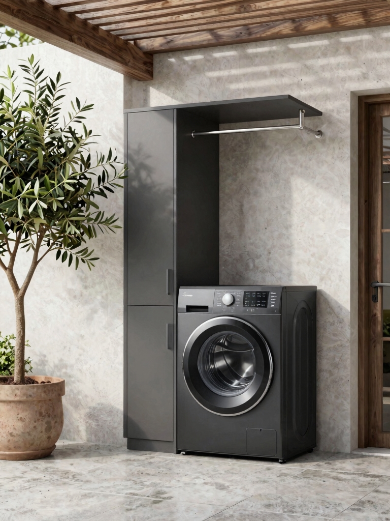 essential outdoor laundry setup