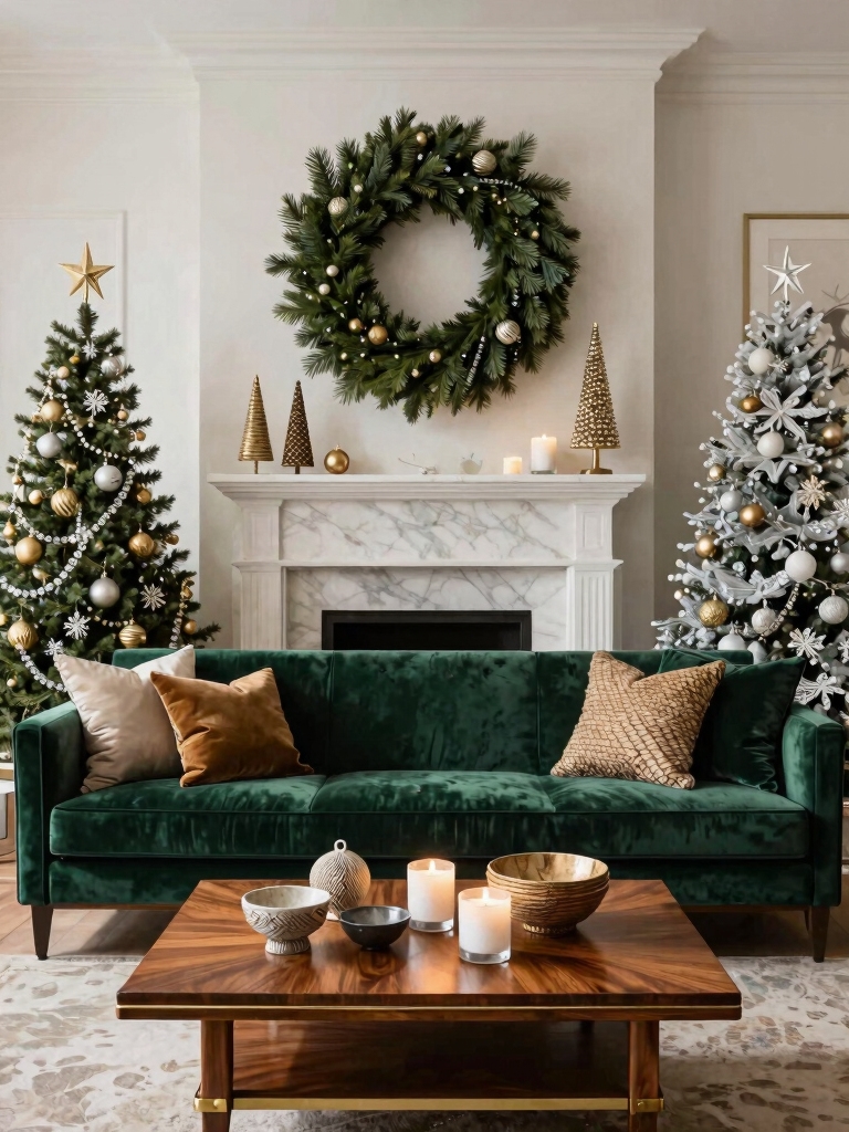 festive living room transformations