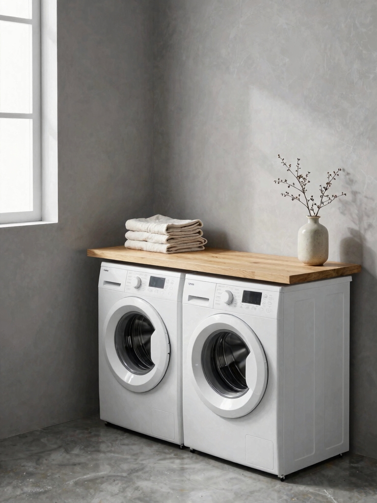 folding countertop for laundry