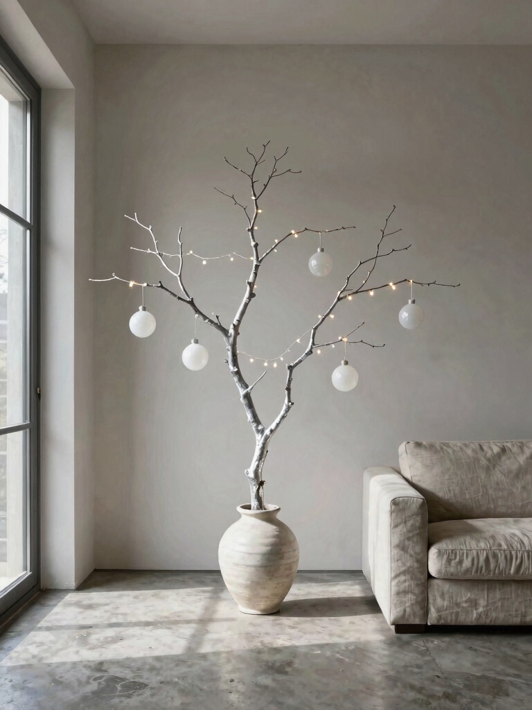 foraged branches minimalist tree