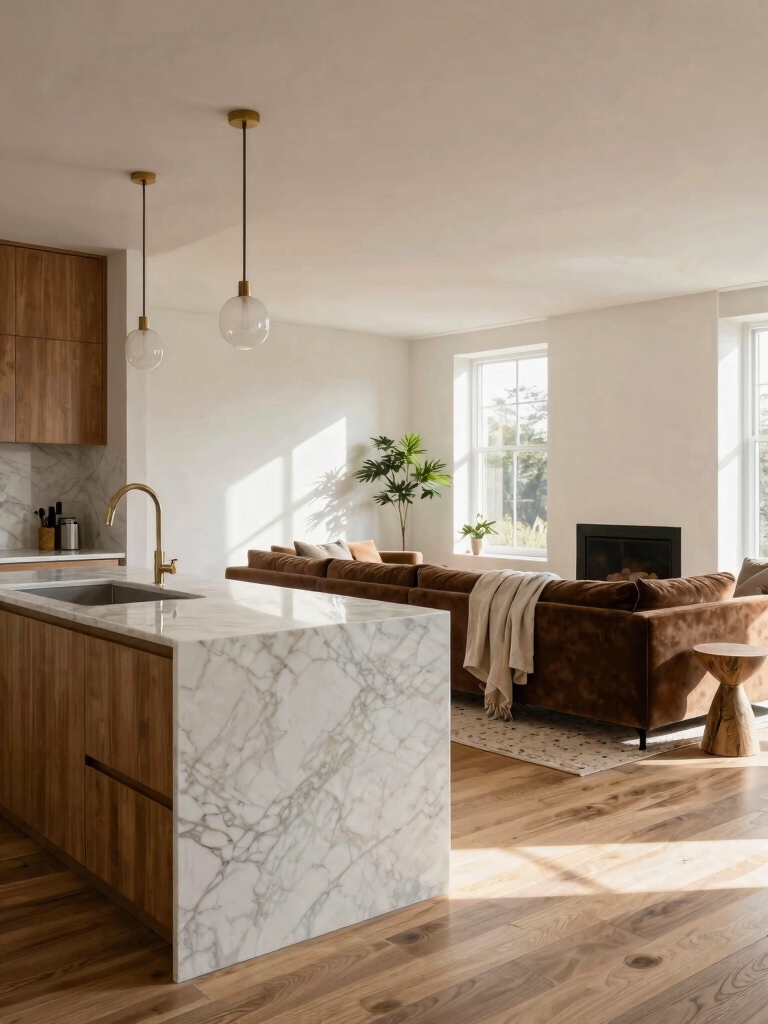 functional kitchen peninsula divider