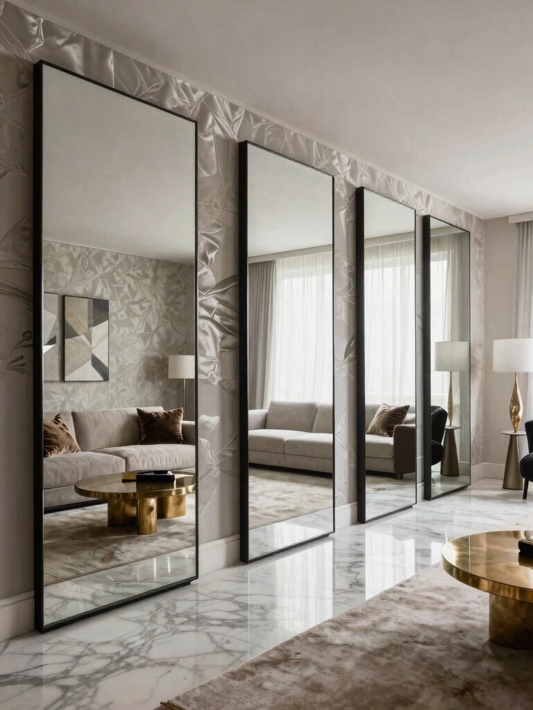 gallery mirror wall elegance