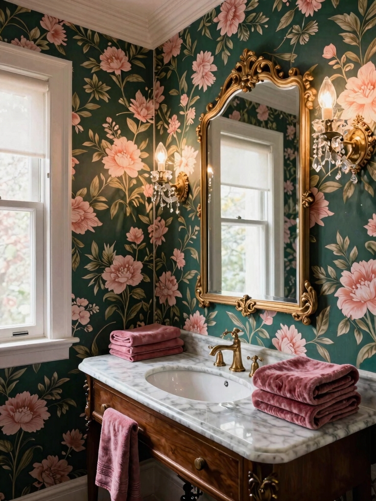 grand floral print elegance