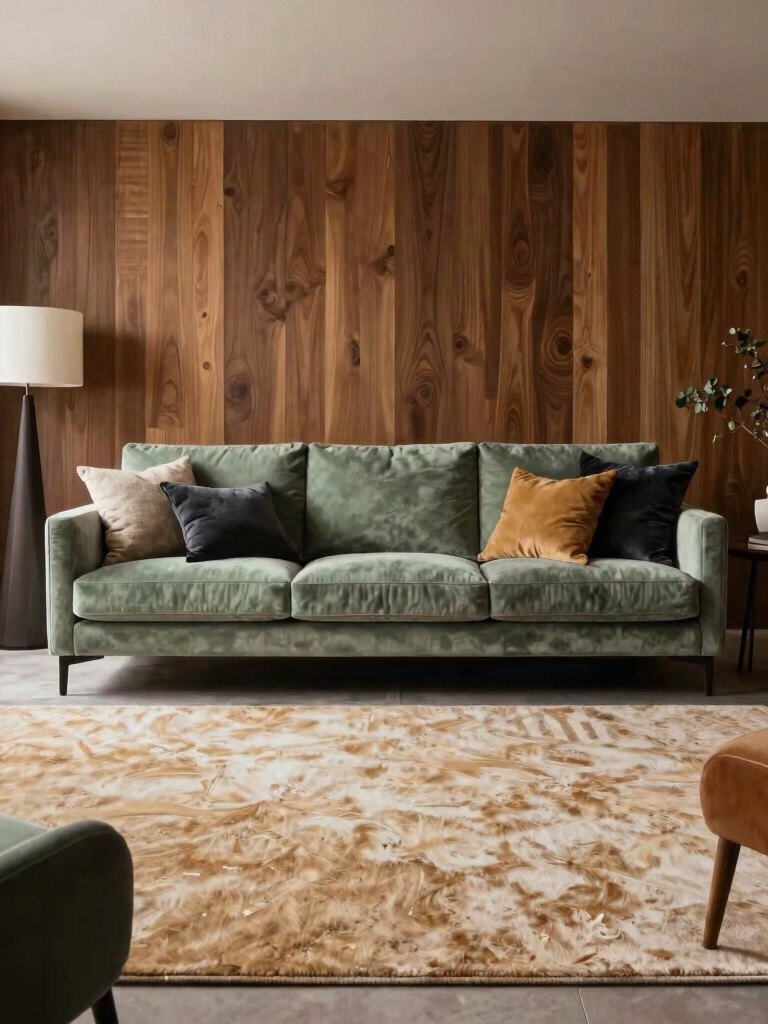 grounded living room colors
