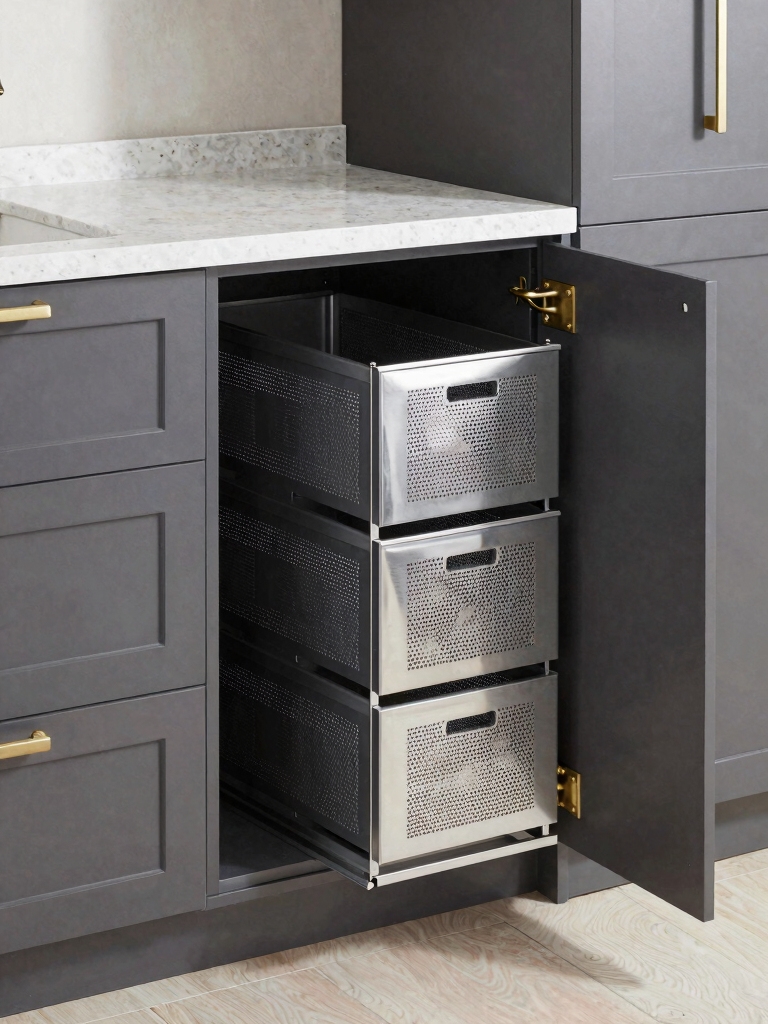 hidden laundry storage solutions
