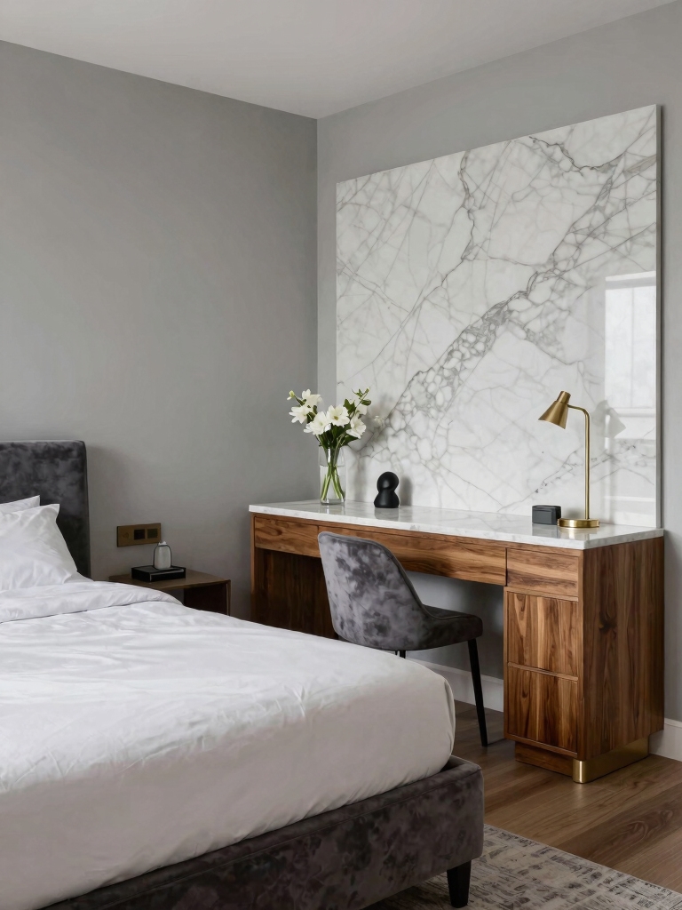 high end faux marble decor