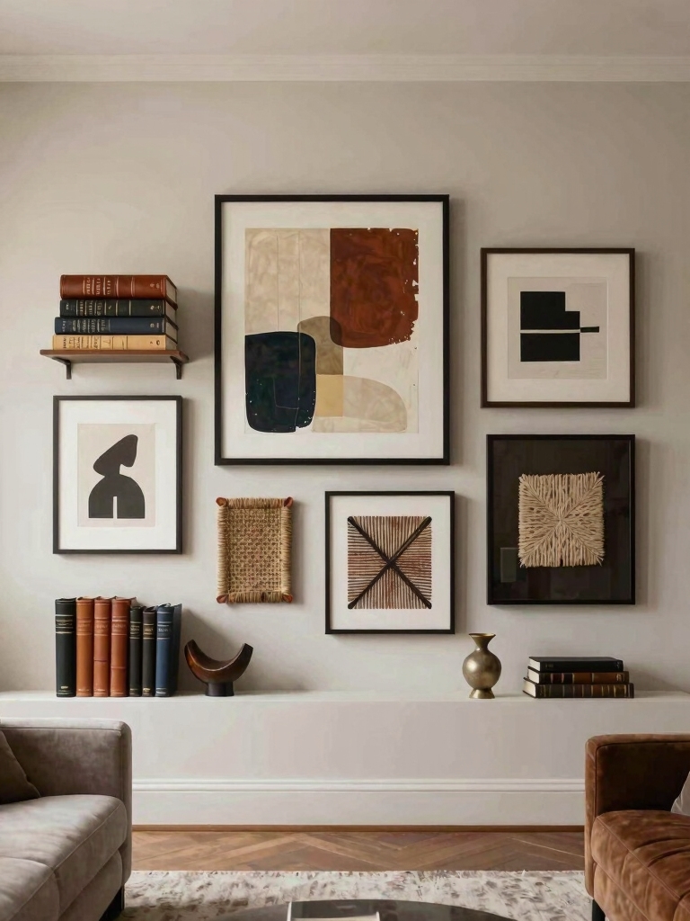 intentional gallery wall design