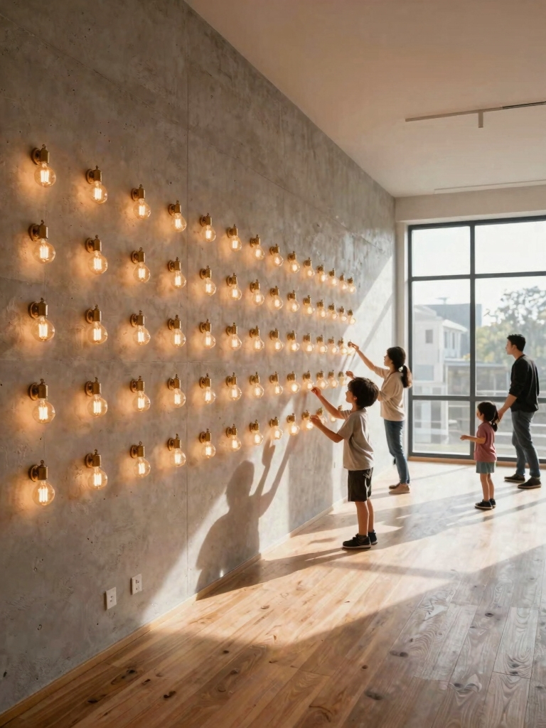 interactive light wall project