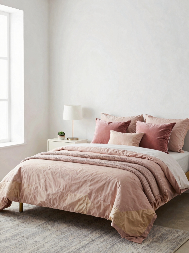 layered blush and rose gold