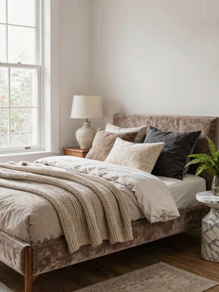 layered cozy textures inviting warmth