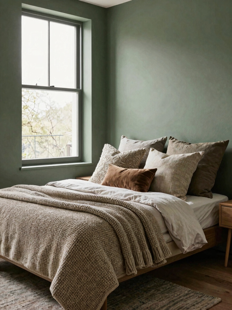 layered earthy textures pillows