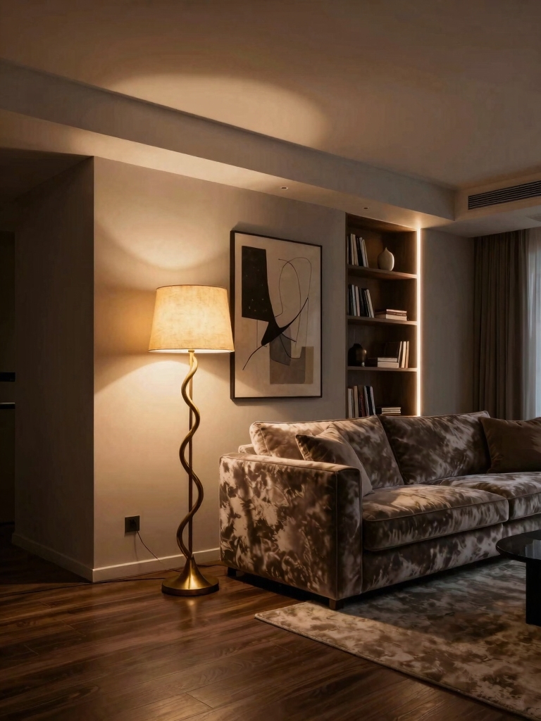 layered lighting creates ambiance