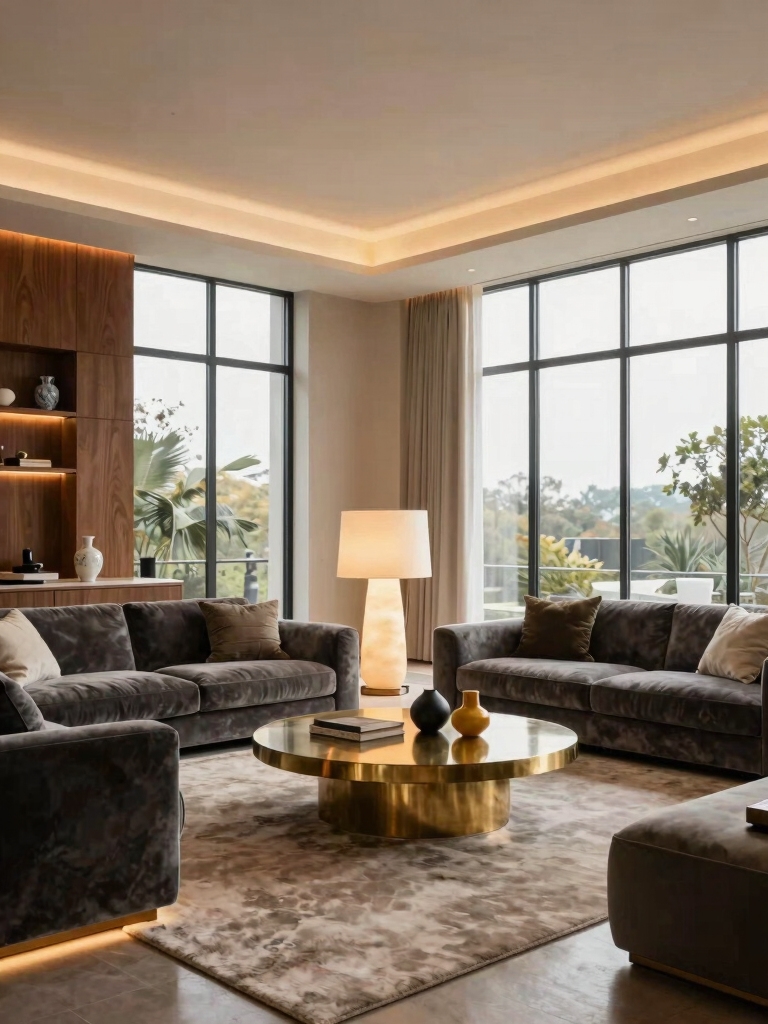 layered lighting for ambiance