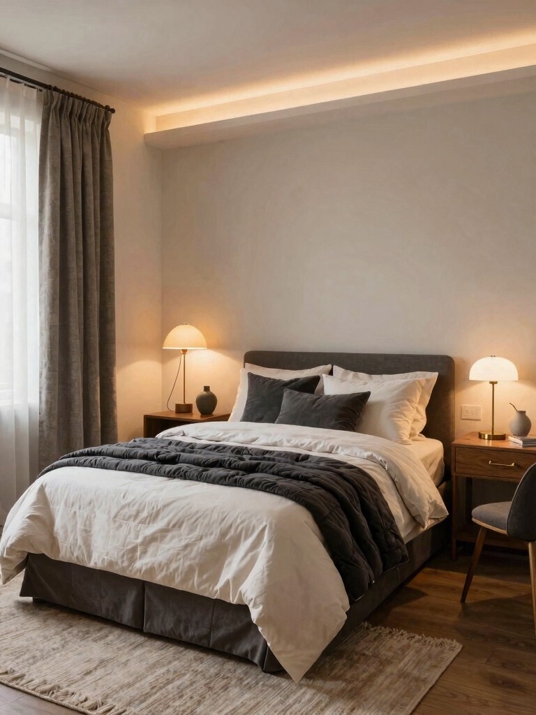 layered lighting for dorms