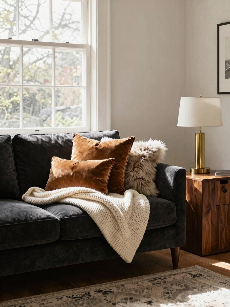 layered textures for comfort