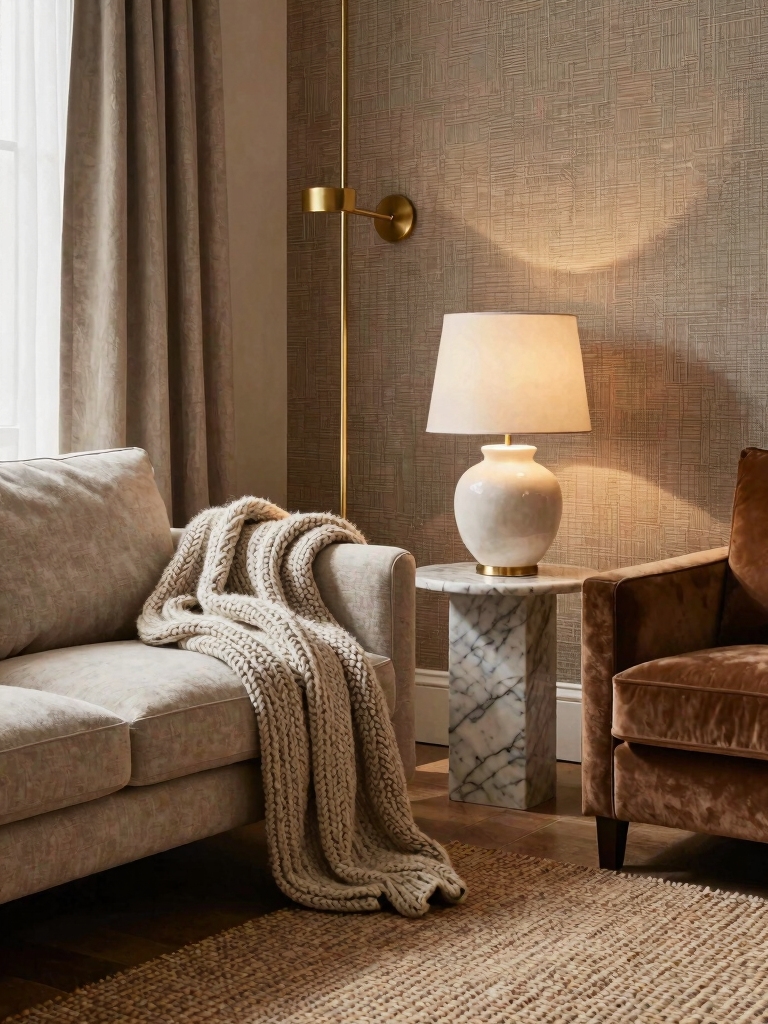 layered textures for comfort