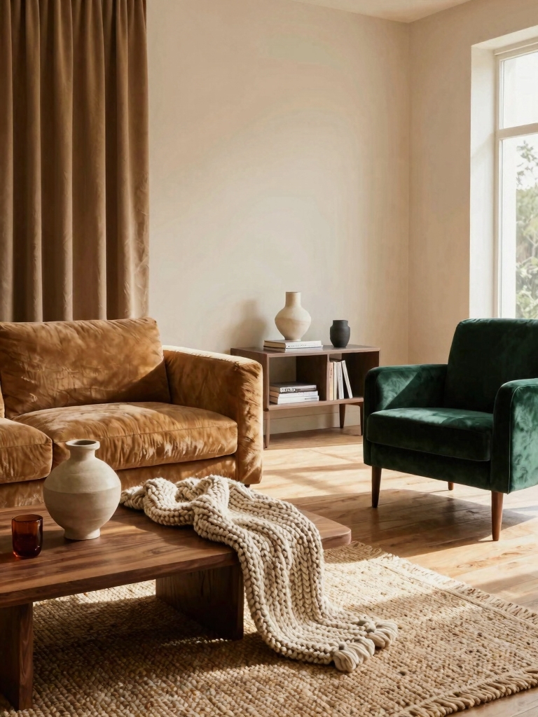 layered textures for warmth