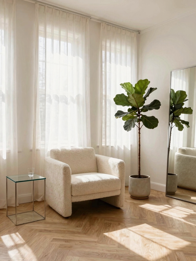 light airy expansive decor