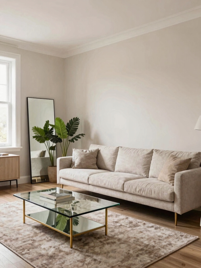 light colors create spaciousness