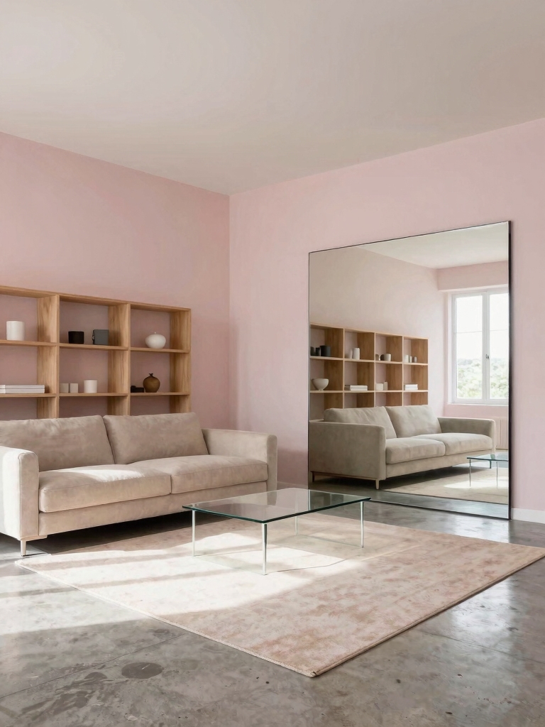 light colors enhance spaciousness